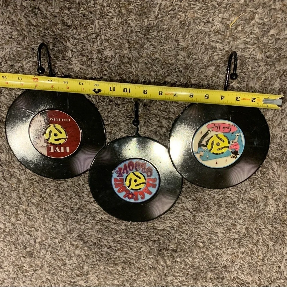 Metal Record Style Wall Hanger